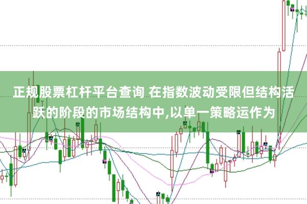 正规股票杠杆平台查询 在指数波动受限但结构活跃的阶段的市场结构中,以单一策略运作为
